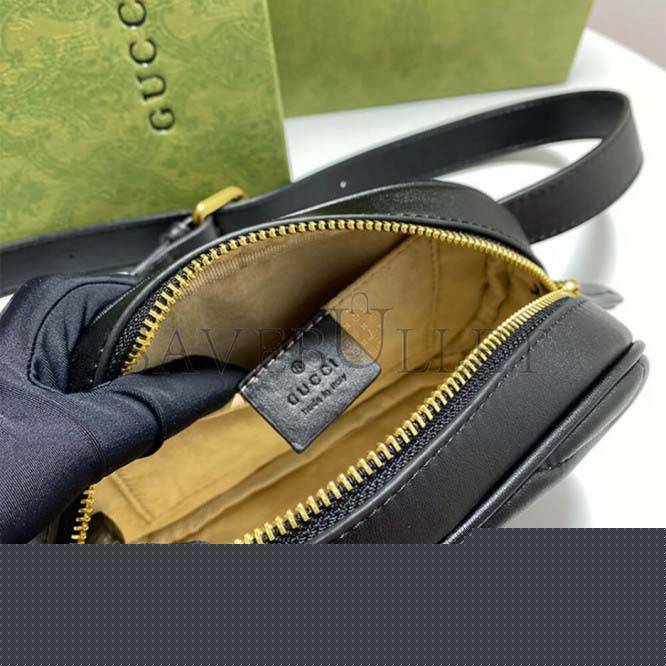 G*u*i marmont quilted leather belt bag 476434 (18*11*15cm)